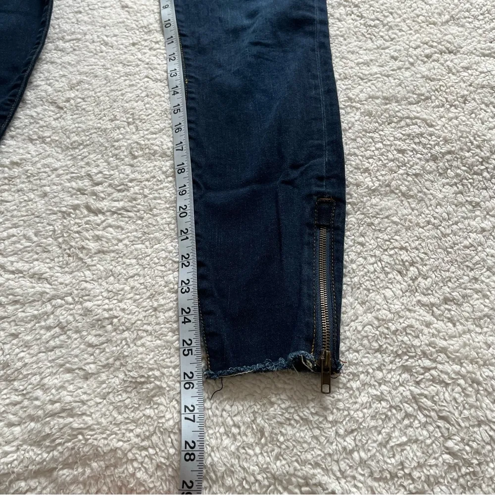 Kut from the Kloth Connie Raw Hem Ankle With Zipper Skinny Jeans Size 4 - Image 13