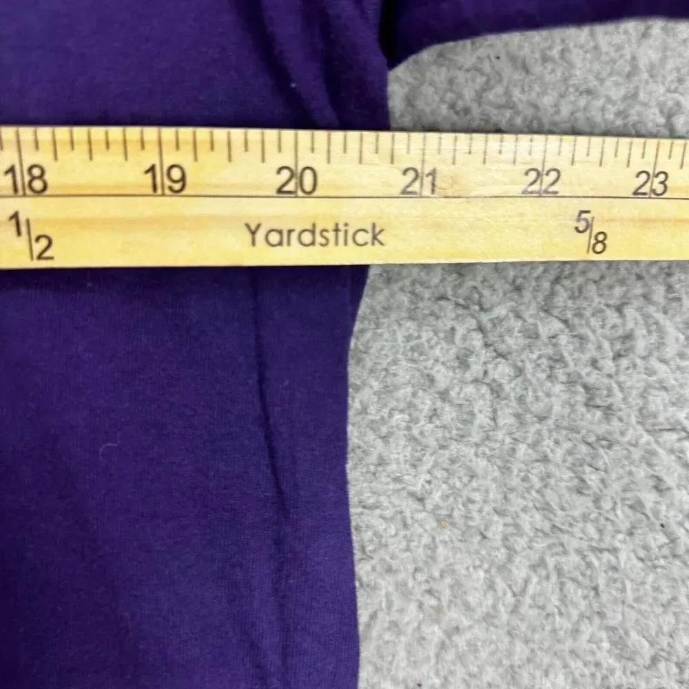 NYU SPS shirt mens large purple‎ New York University champion cotton vintage - Image 4