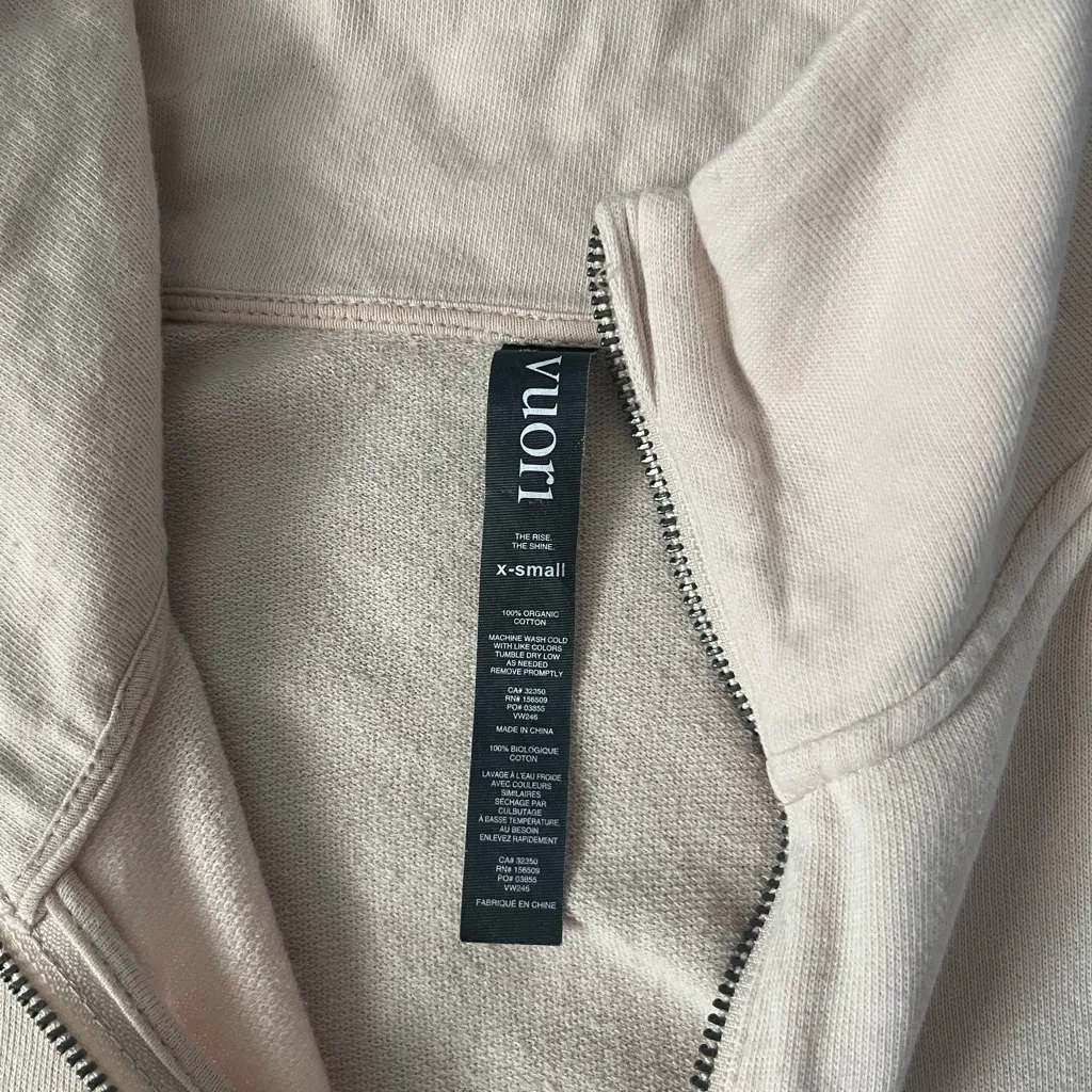 Vuori  Sunnyside Half Zip Pullover Alabaster - Image 7