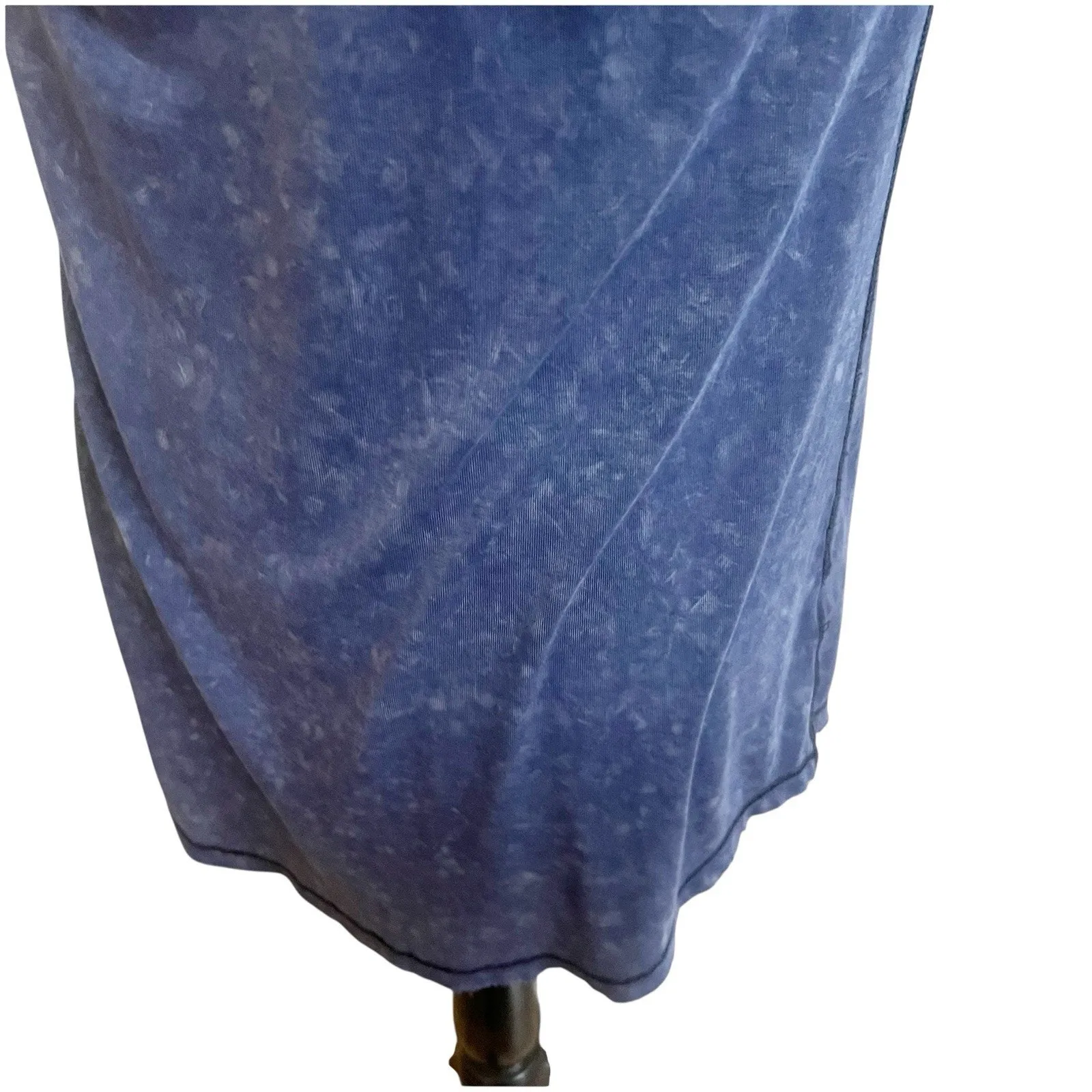 We The Free Purple Cosmo Cowl Neck Blue Sapphire Long Sleeve Off Shoulder Tunic - Image 6