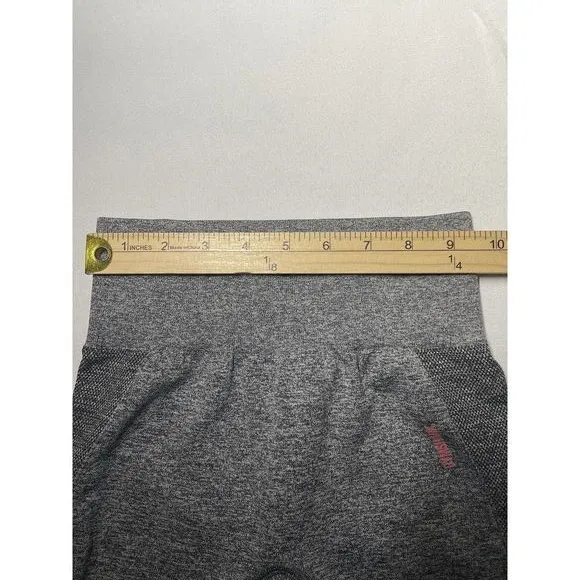 Gymshark Seamless Cycling Shorts Womens Size‎ Small Gray High Waist - Image 4