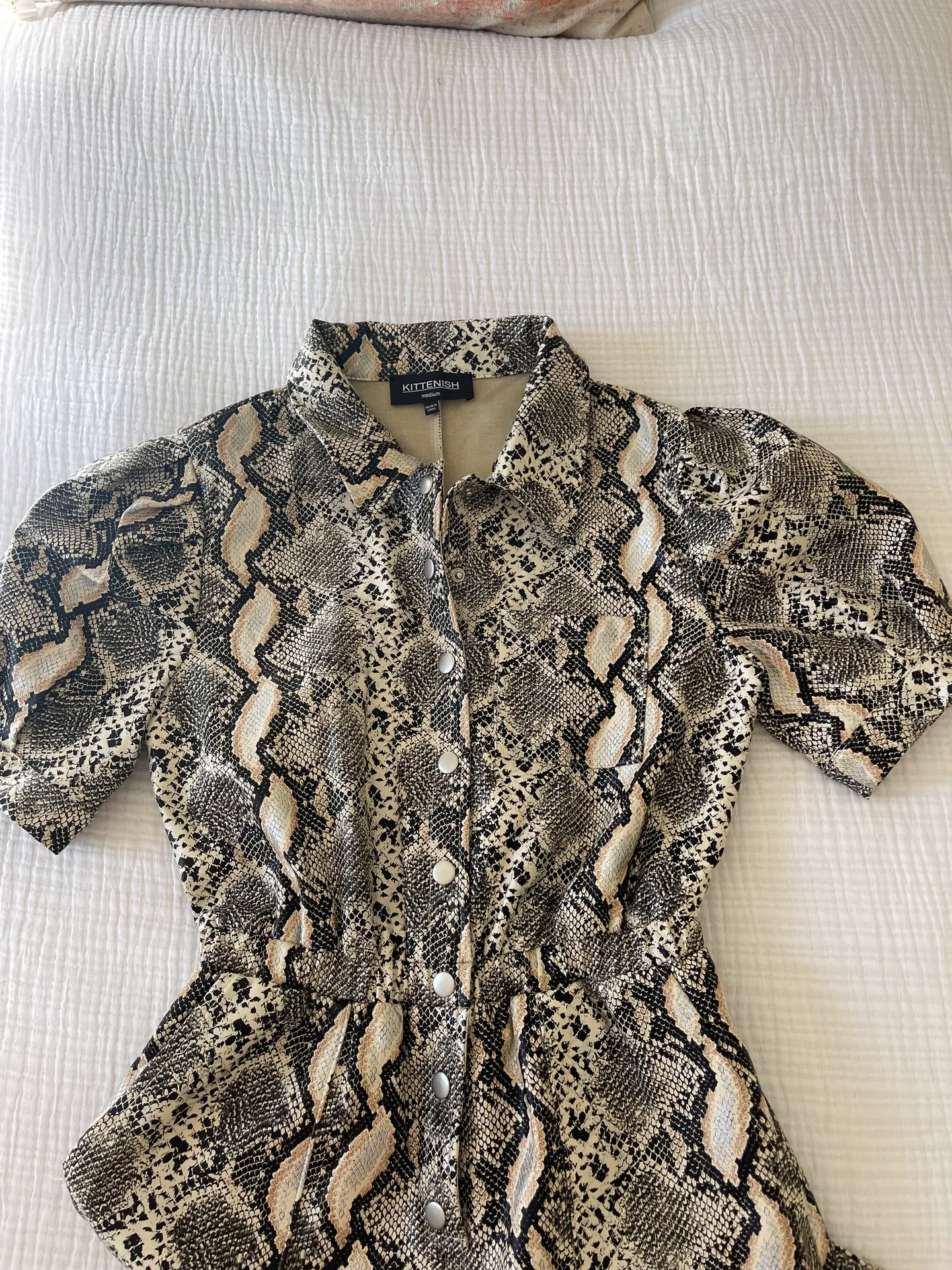 Kittenish Snakeskin Jumpsuit - Image 6