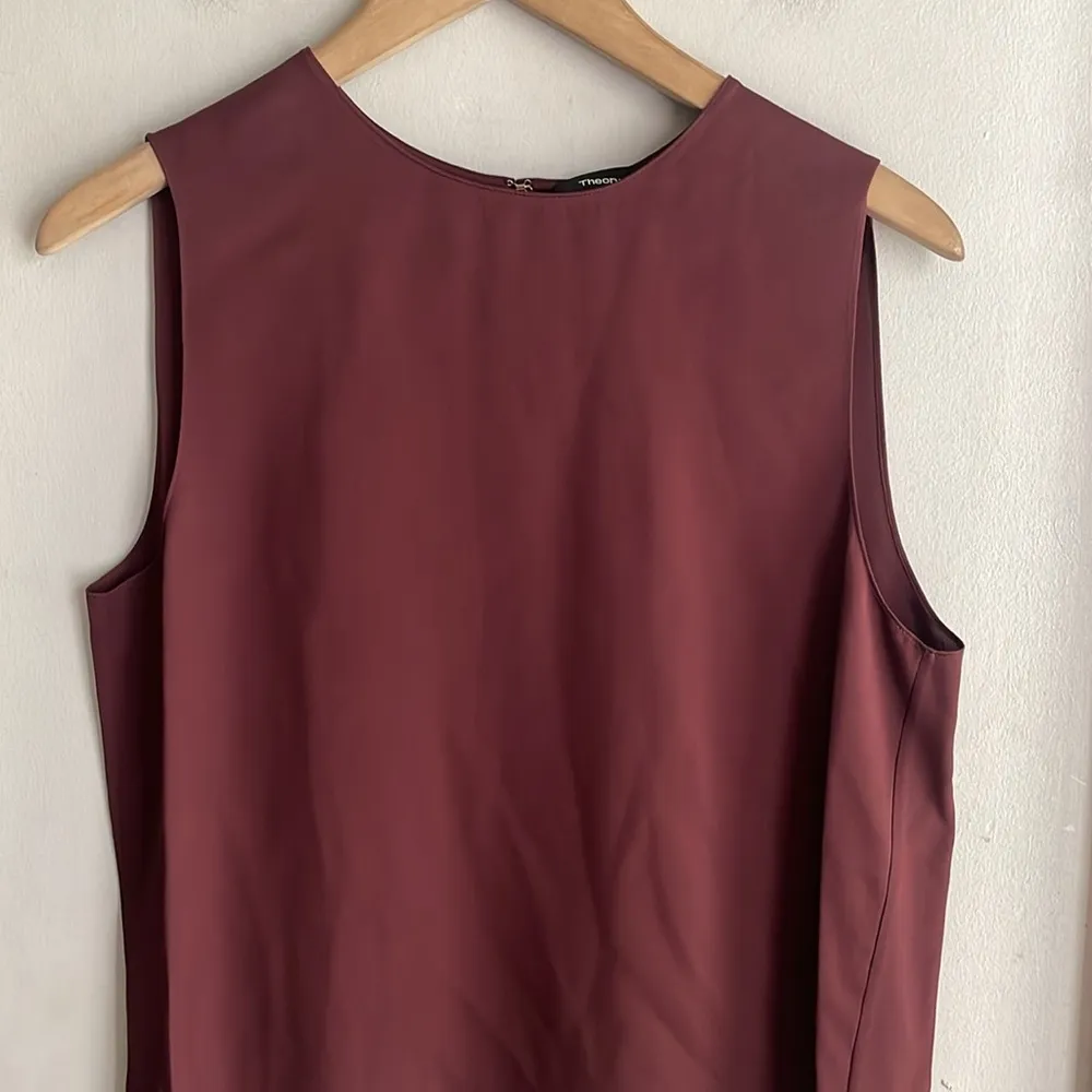 Theory Modern GGT Straight Shell Silk Top - Image 4