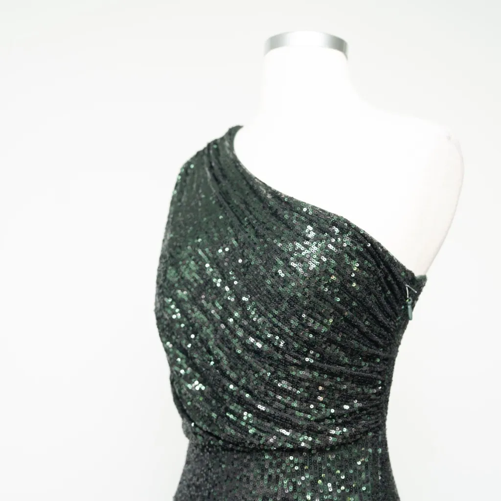 Dress The Population. Sequined Palmer Dress in Pine. - Image 14