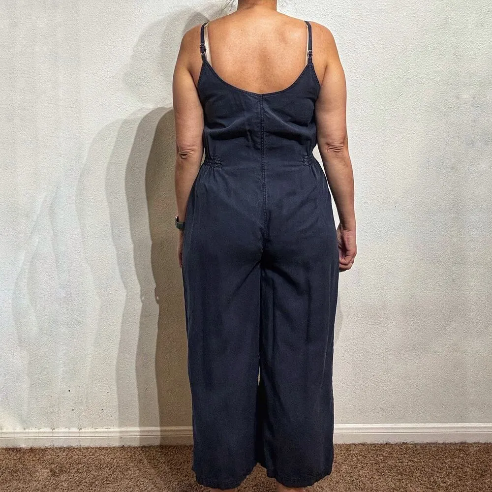 Thread & Supply Navy Jumpsuit Sz M Blue Size M - Image 11