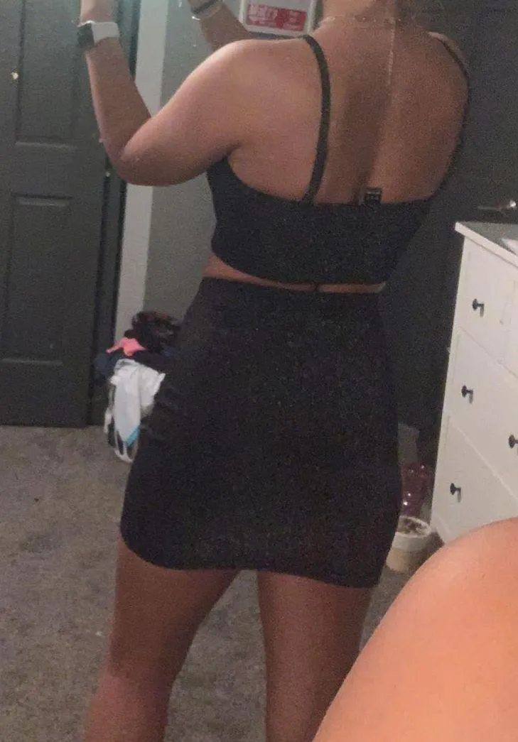 SheIn Black 2 Piece Dress  - Image 2