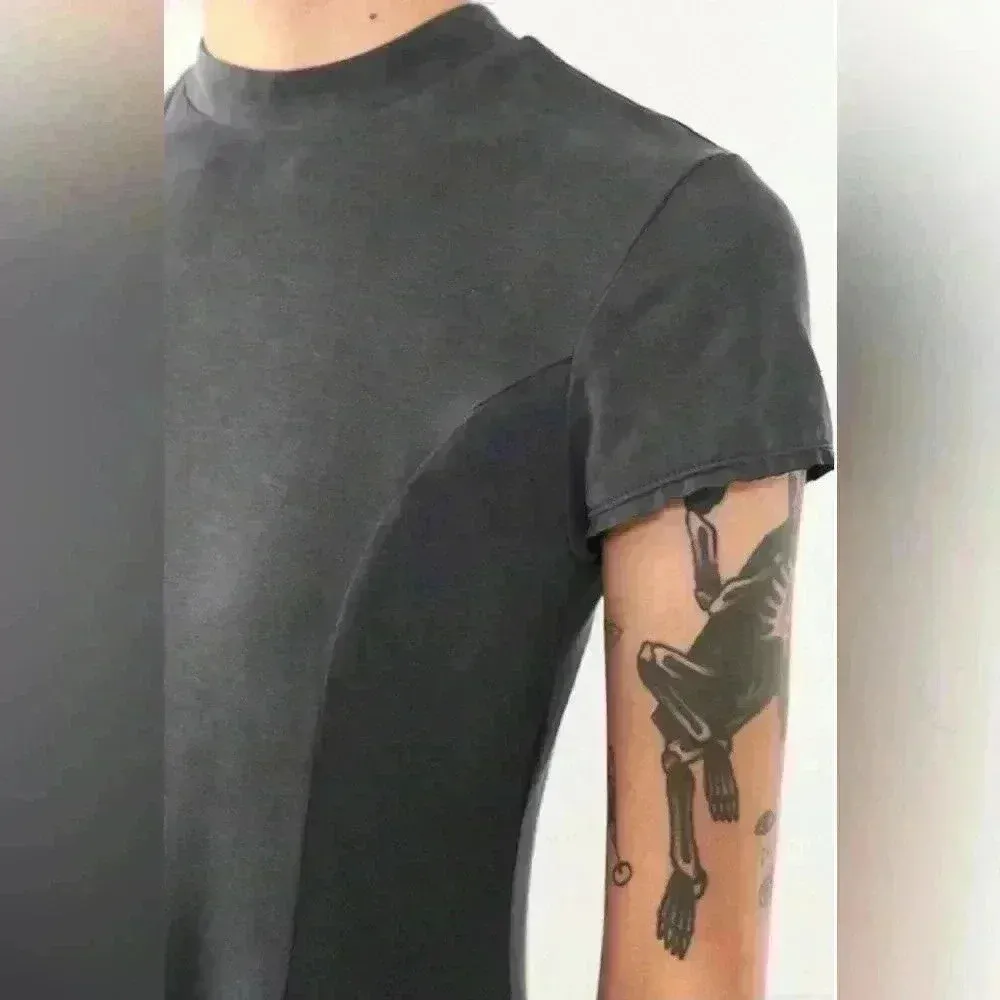 Silence & Noise Silence + Noise Violetta Cupro‎ Mock Neck Mini Dress Size S - Image 11