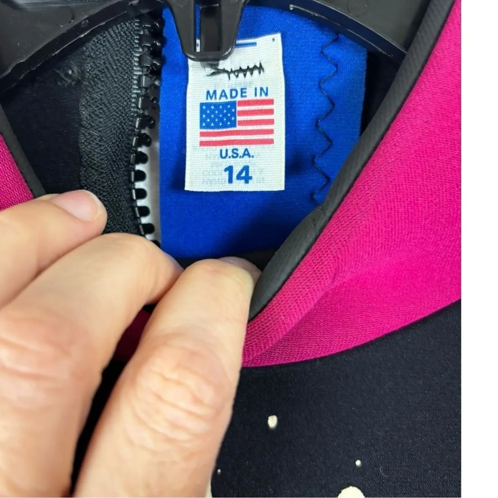 Jet Gladiator Women's Shorty Wetsuit Size 14 Pink Black EUC Scuba Diving Swim - Image 3