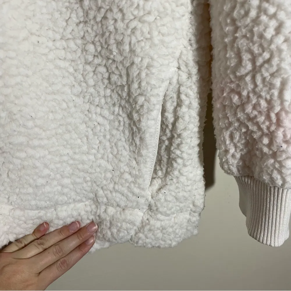 Aerie Fleece Sherpa Pullover Sweatshirt - Image 5