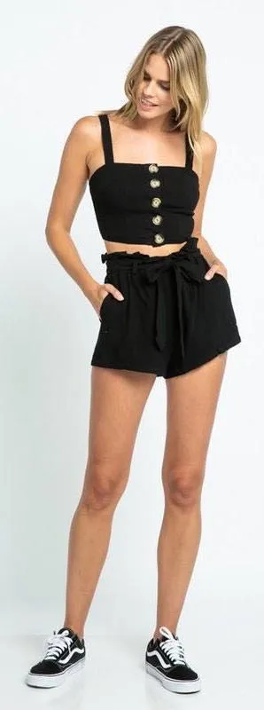 Black Two Piece Button Down Set - Image 4