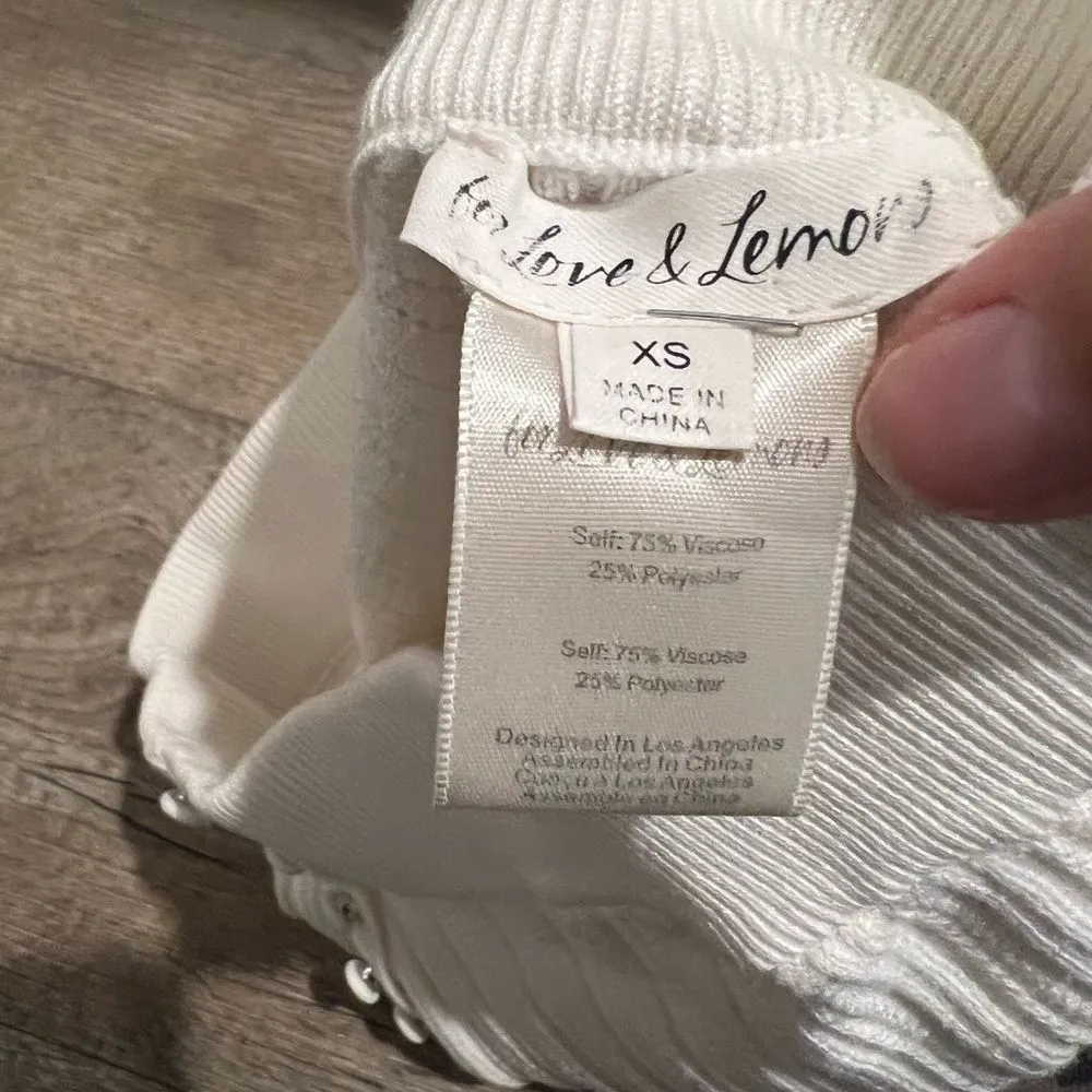 For love and lemons Ribbed Camille Knit Shorts xs - Image 12