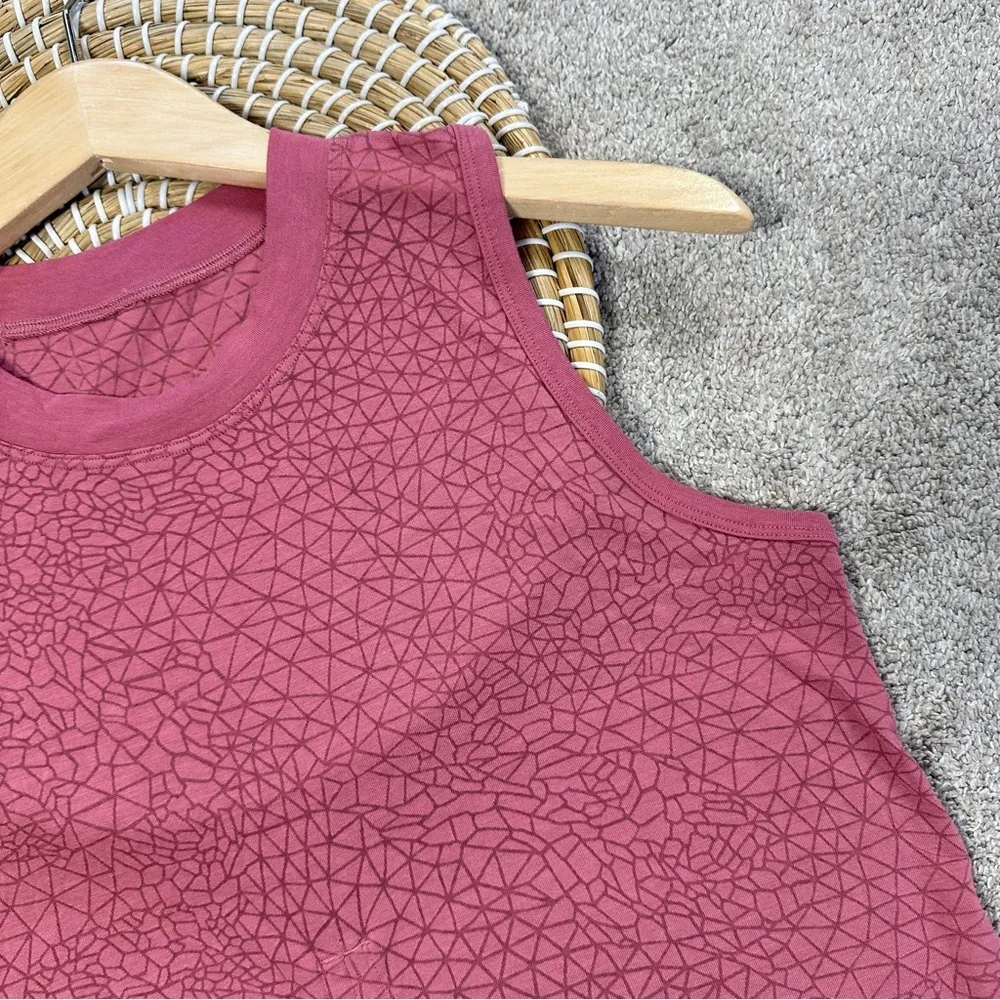 Lululemon Women’s Cinch Me Up Front Tank Top Veil in Cherry Tint Size 4 - Image 7