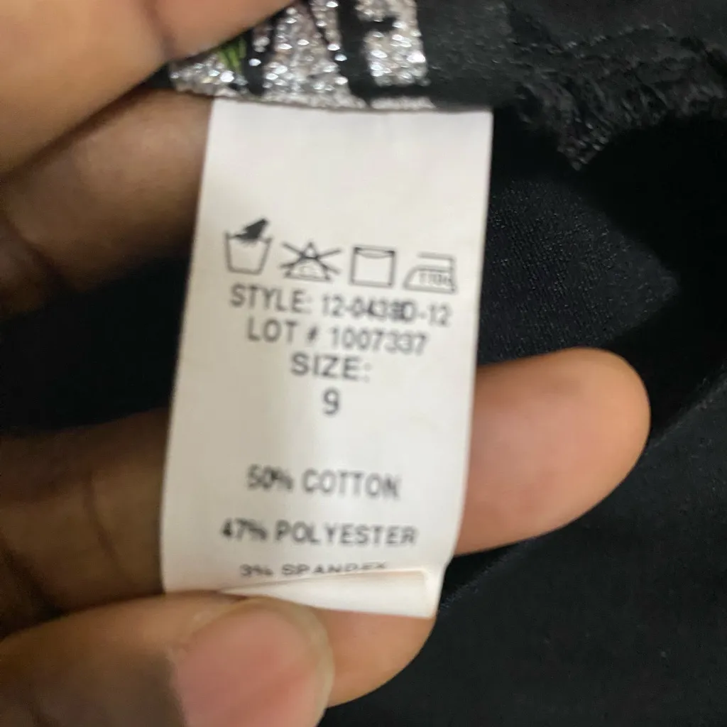 LIME Stretchy Elegant Black High Waist Ruched Shorts Size undefined - Image 6