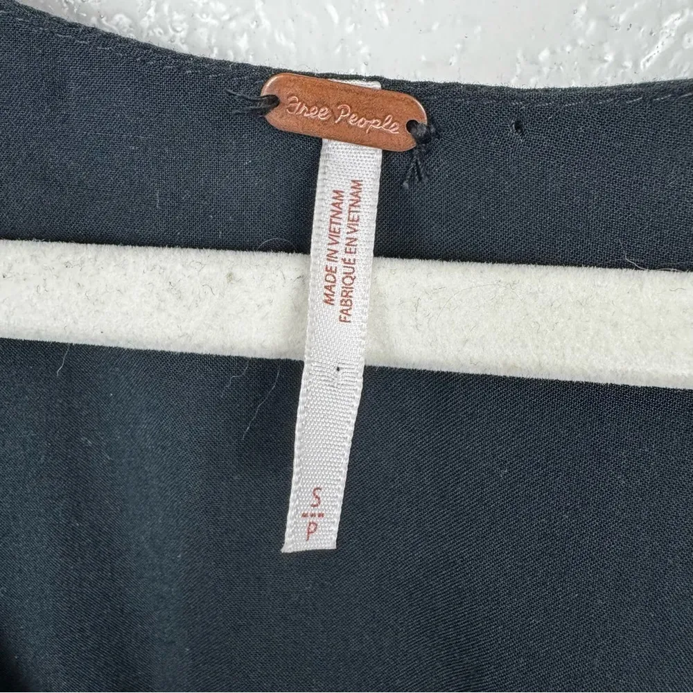 Free People Floral Long Sleeve Mini Dress In Moonlight Combo Size Small - Image 4