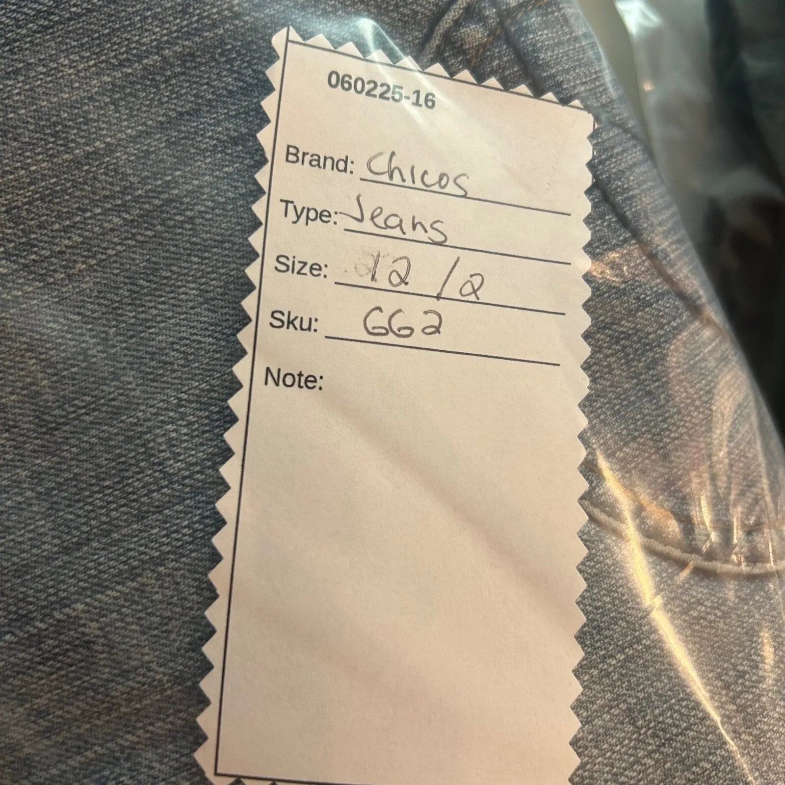 Chicos Straight Leg Jeans Blue 12 Or‎ 2 - Image 12