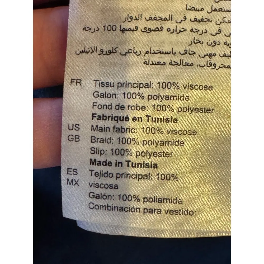 Sandro Paris Dress Women Small Black Freya‎ Slip Midi Sexy Party Cocktail - Image 13