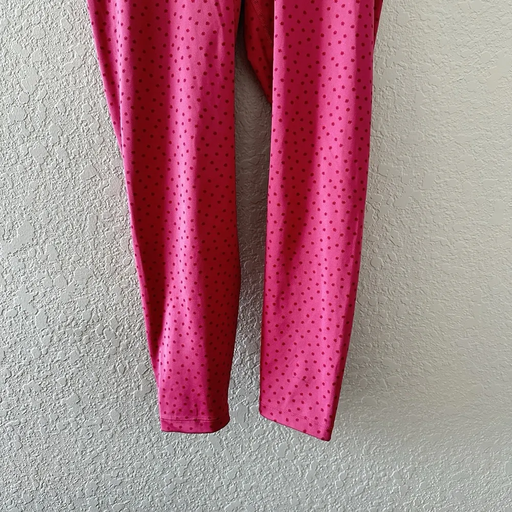Nike YOGA High Rise 7/8 Length‎ Polka Dot Women's Leggings Size Large - Image 7