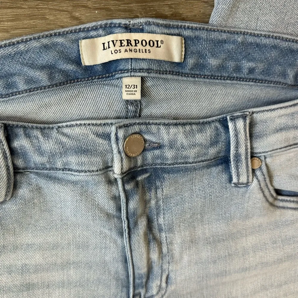 Liverpool  Women's Light Wash Flare Jeans - Image 2