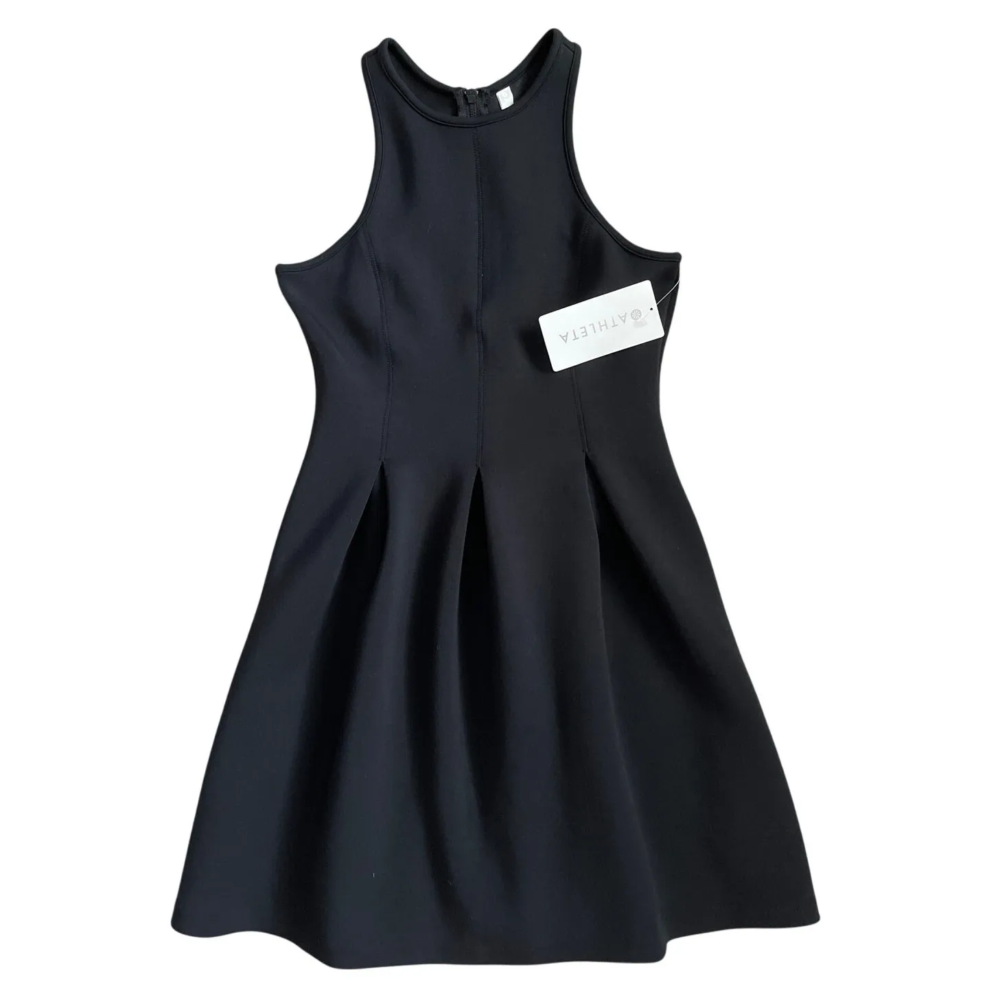 Athleta En Route‎ Luxe Black Stretch Scuba Dress Size Small - Image 6