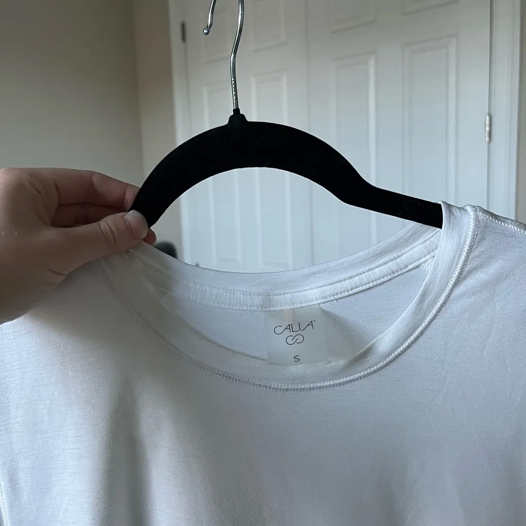 Calia Classic White Short Sleeve Tee - Image 7