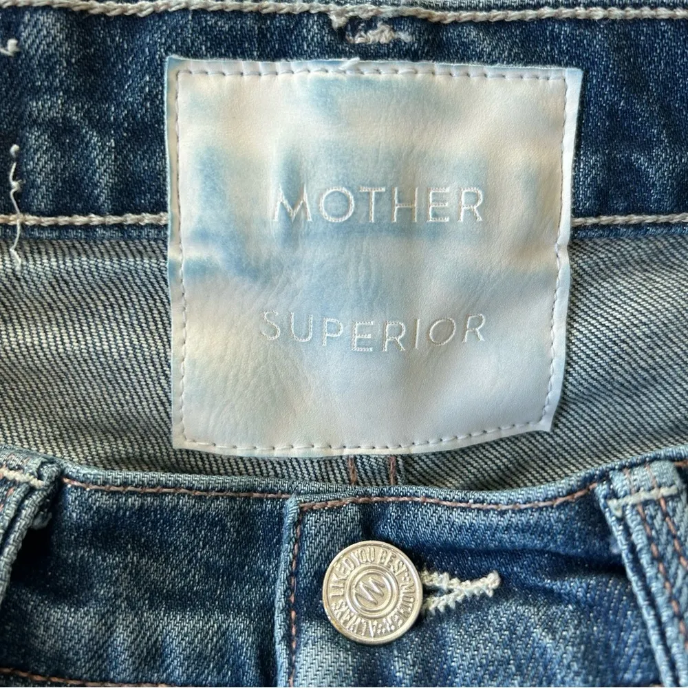 Mother Superior The Pixie Tomcat Ankle jeans Born To Bite 24 Blue - Image 15