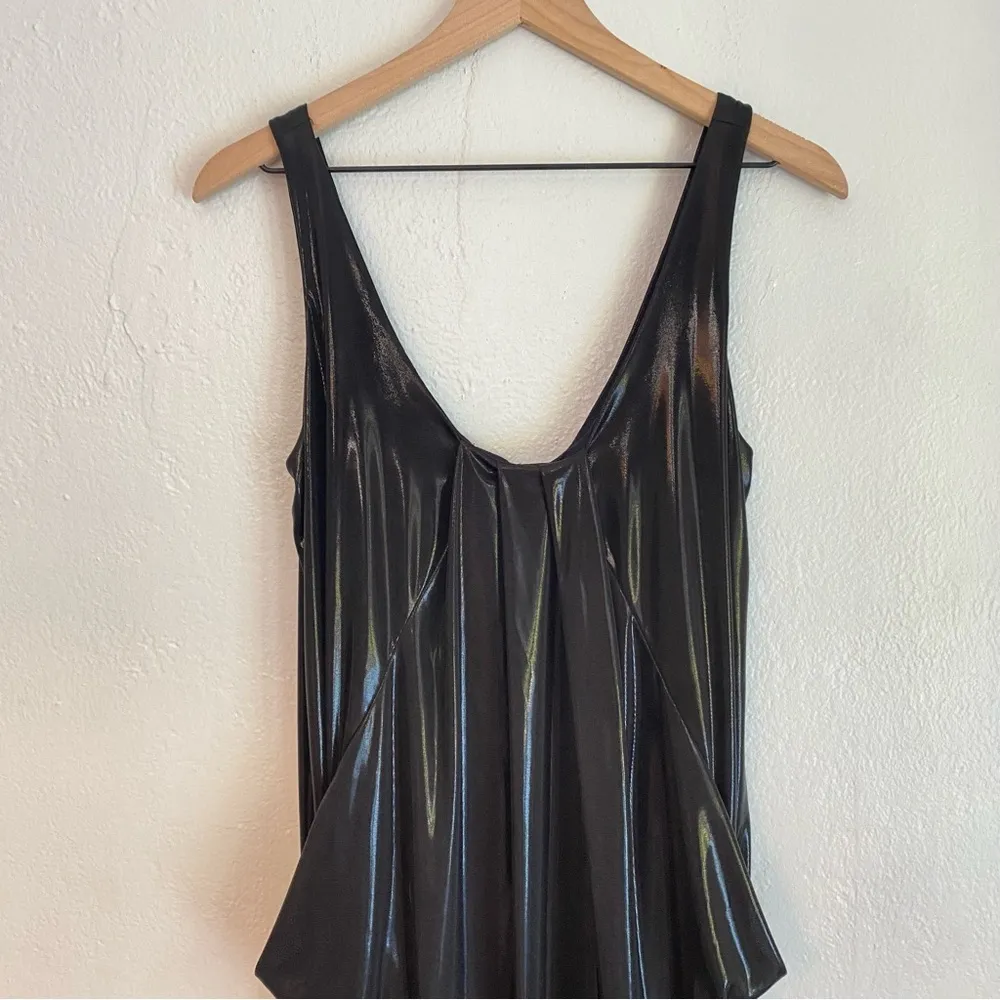 DIANE VON FURSTENBERG Black Sheath Lesley Dress Size 6 - Image 5