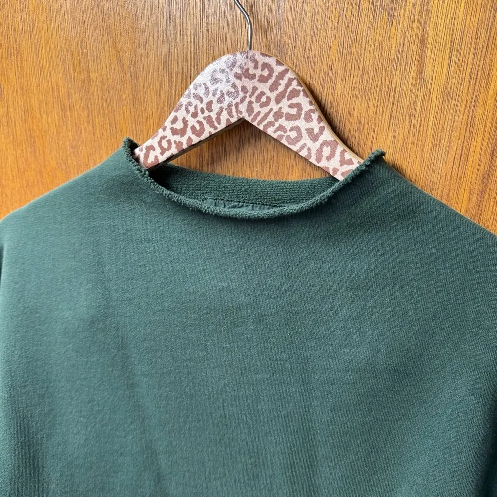 Frank & Eileen Izzie Party Sweatshirt Dress Triple Fleece Green Medium M - Image 8