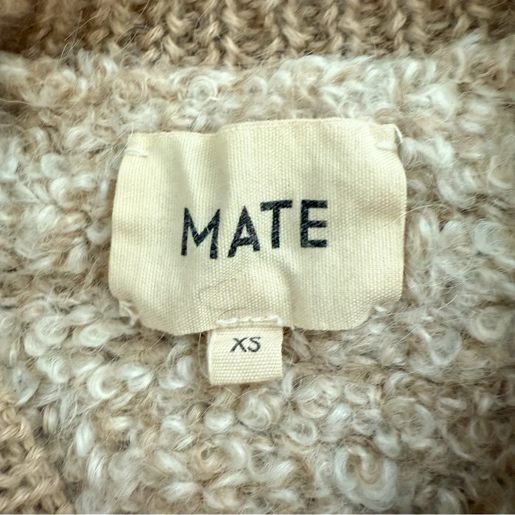 MATE the Label Alpaca Teddy Crew Neck Sweater Womens - Image 5