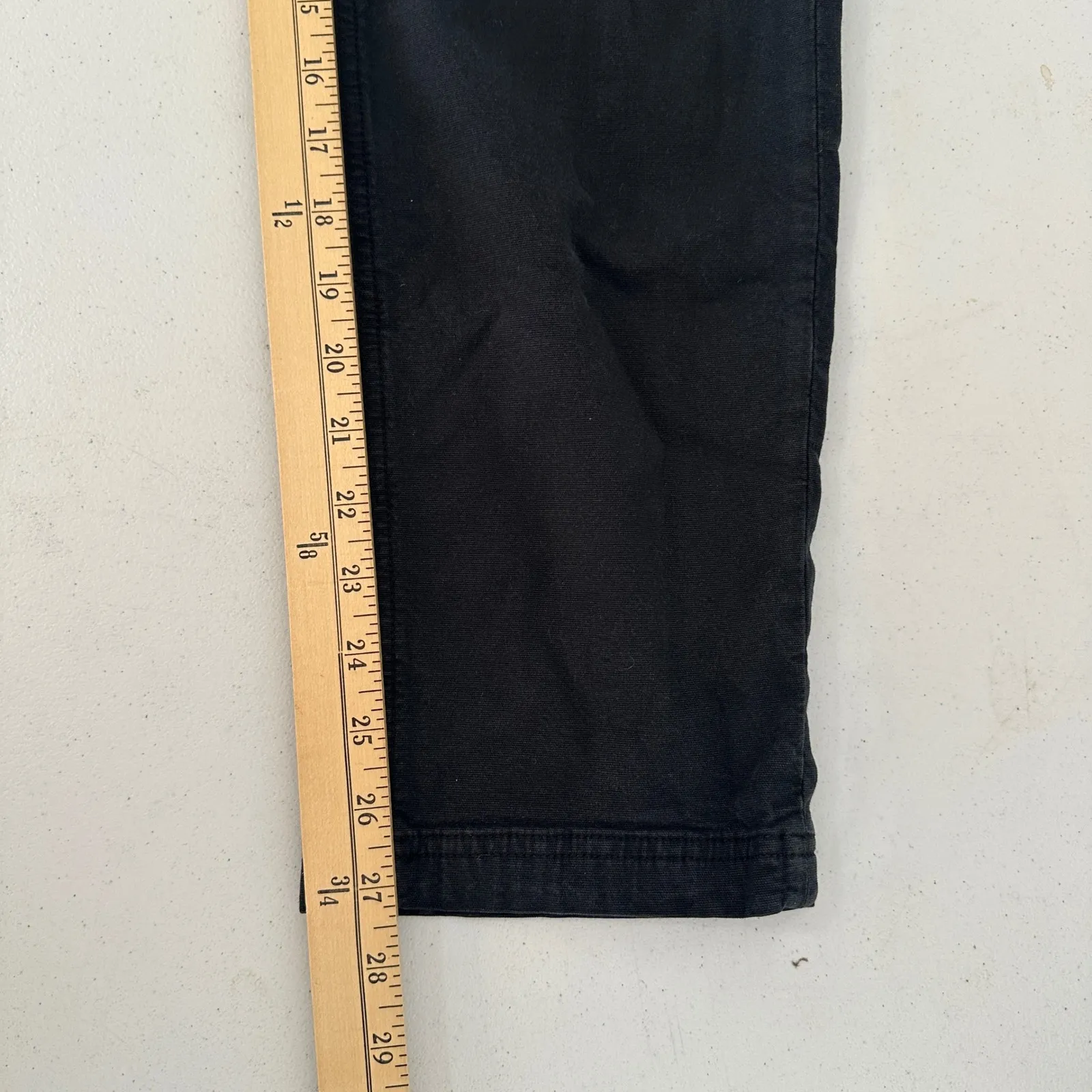 American Eagle Black Cargo Pants Stretch‎ Waist Zip Fly Womens 4 Sporty Utility - Image 11