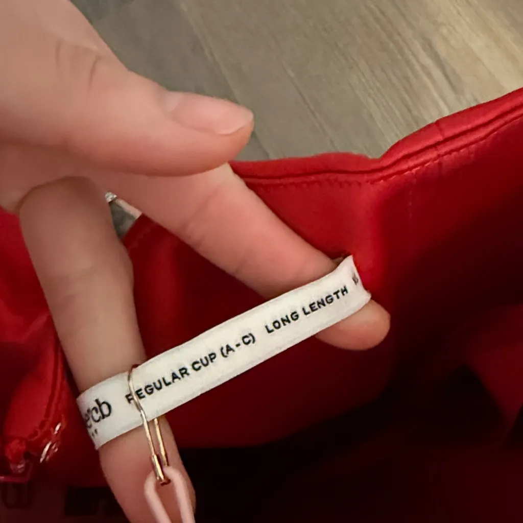 NWT House of CB Salome holly red satin detachable bow mini dress - longer versio - Image 15