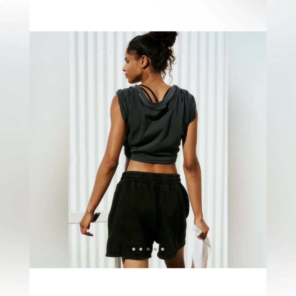 NWT Free people Movement Sprint to the Finish Shorts in Black - Image 2