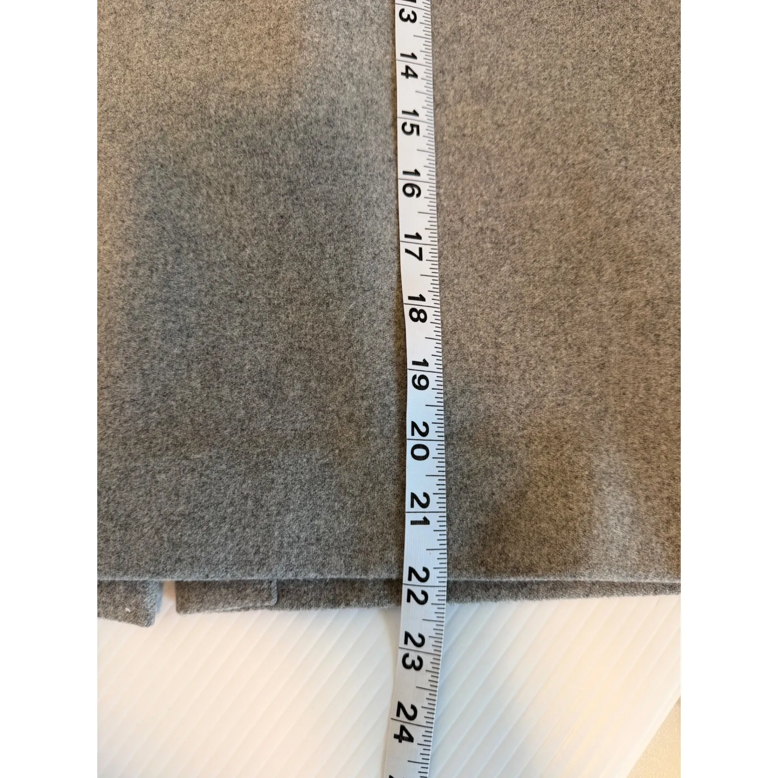 J. Crew The Pencil Skirt Gray Wool Blend Business Casual Size 14 Career Office - Image 7