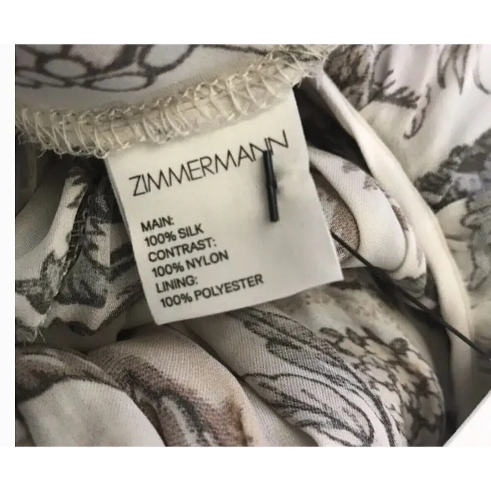 NWOT Zimmermann Manic Silk Dress Size Au0 - Image 8