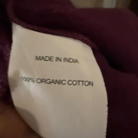 Quince Flowknit Mid-Rise Jogger Heathered Deep Orchid Purple Pockets Size S - Image 10