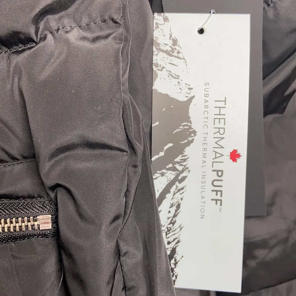 Bagetelle Sport Women’s Blue Puffer Parka Hooded Jacket Size Medium NWT - Image 7