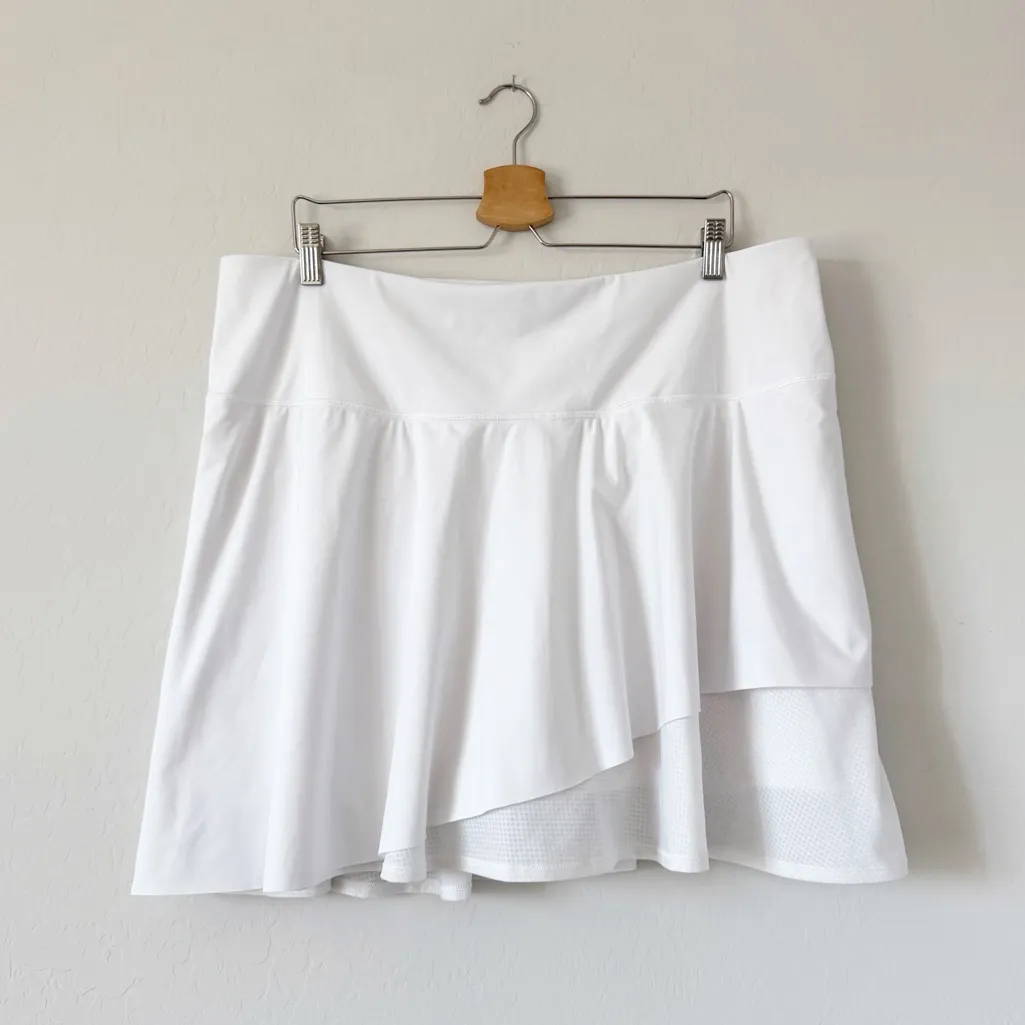 Athleta Women’s Size 2X Ace Ruffle Mesh Skort EUC - Image 3