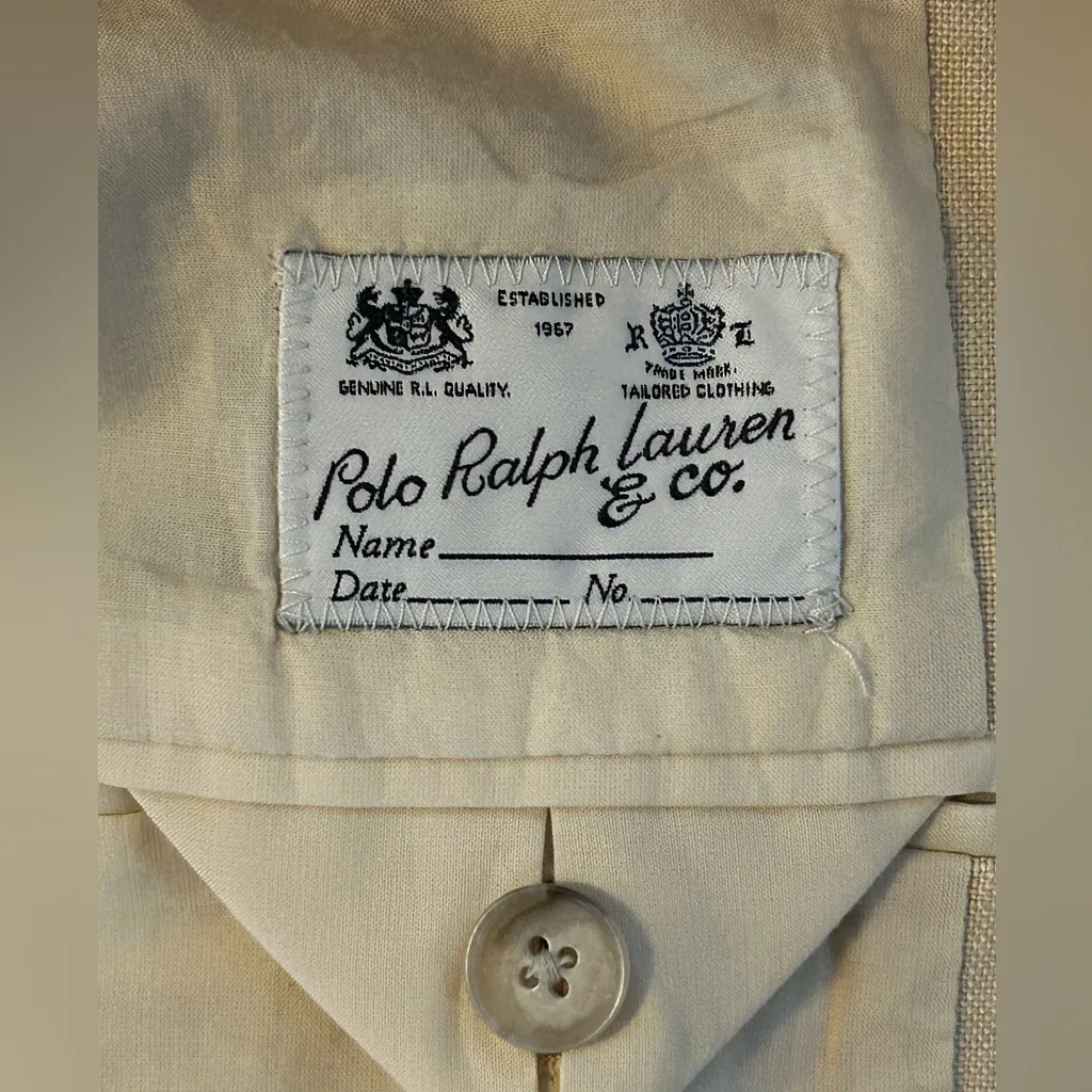 Ralph Lauren Cream Women's Blazer - Image 7