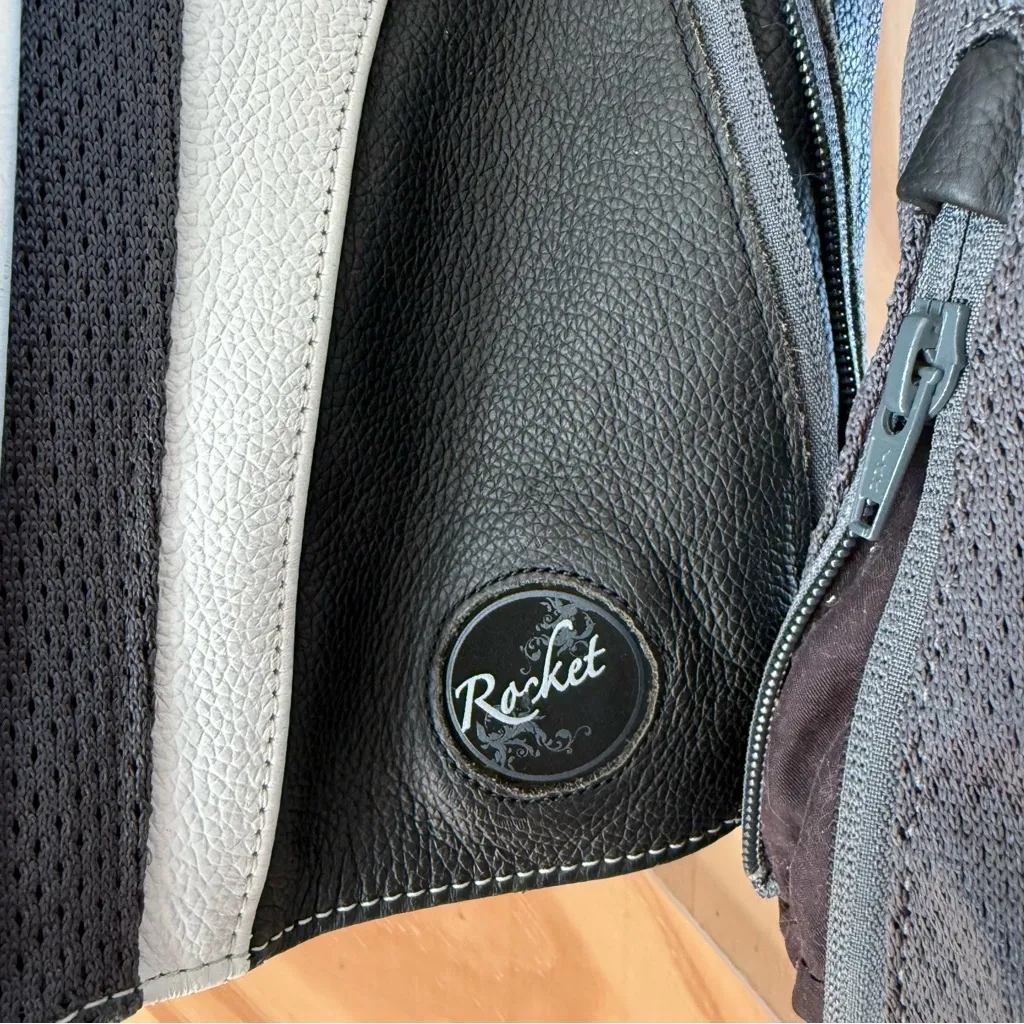 Joe Rocket Women's Radar Leather Jacket Large Black - Image 2