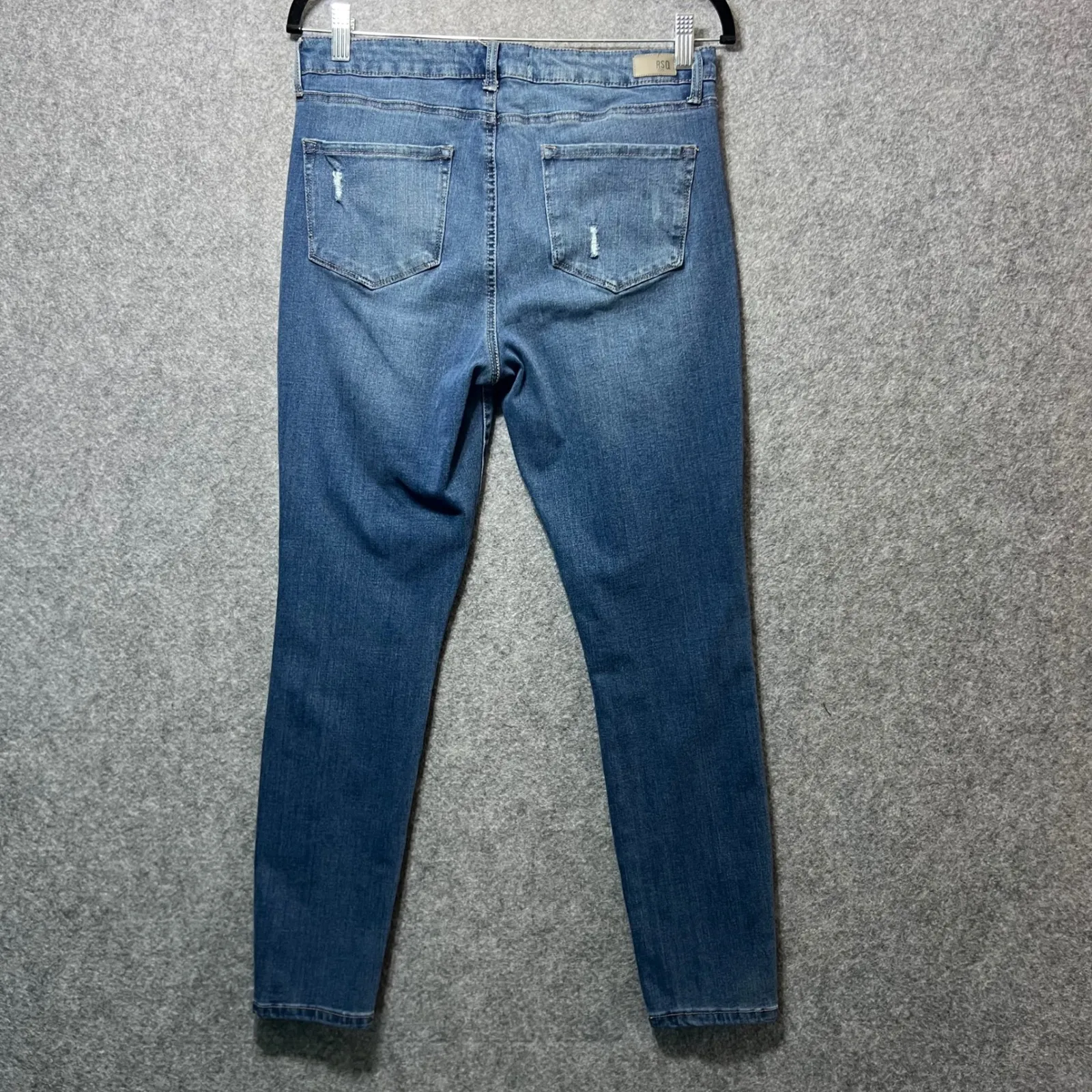 RSQ Jeans Miami‎ Jegging Women's Size 11/30 Distressed Denim Stretch Skinny - Image 7