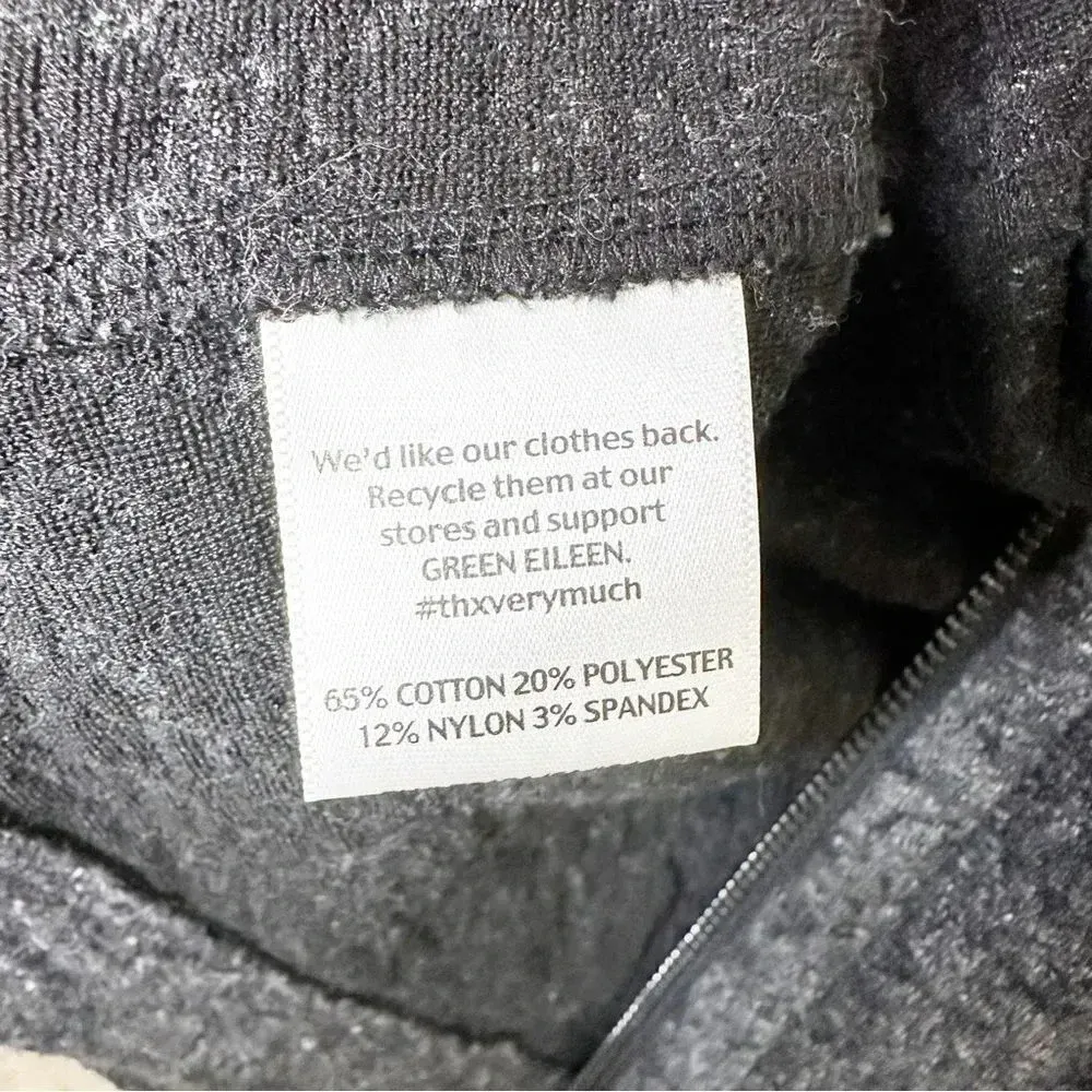 EILEEN FISHER Terrazzo Stretch Ripple Tunic Length Full Zip Jacket Size‎ XS - Image 5