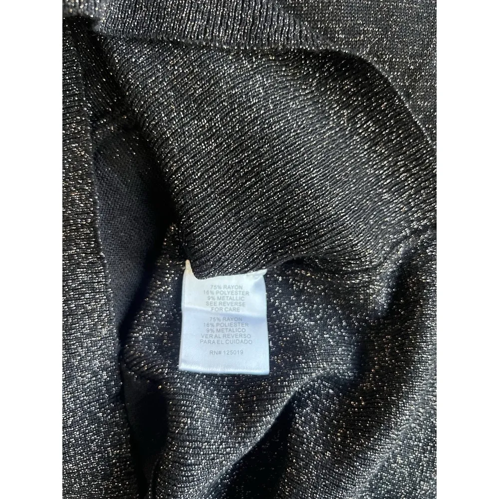 Joseph A‎ Bronze Metallic Pullover Sweater, Batwing Sleeve, Size 2X, NWT - Image 4