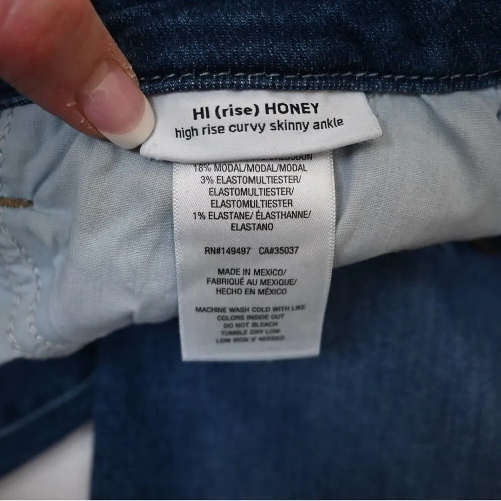 Joe's Jeans Womens 29 Hi Rise Honey Curvy Skinny Ankle Jeans - Image 10