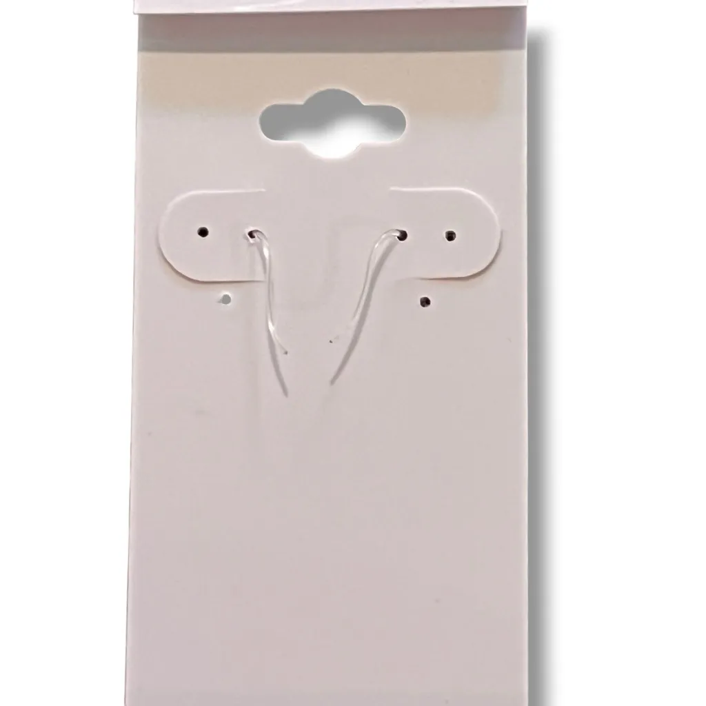 Hypoallergenic Dollar Sign Earrings Money Gift Idea Hip Hop Streetwear Hustler Silver - Image 3