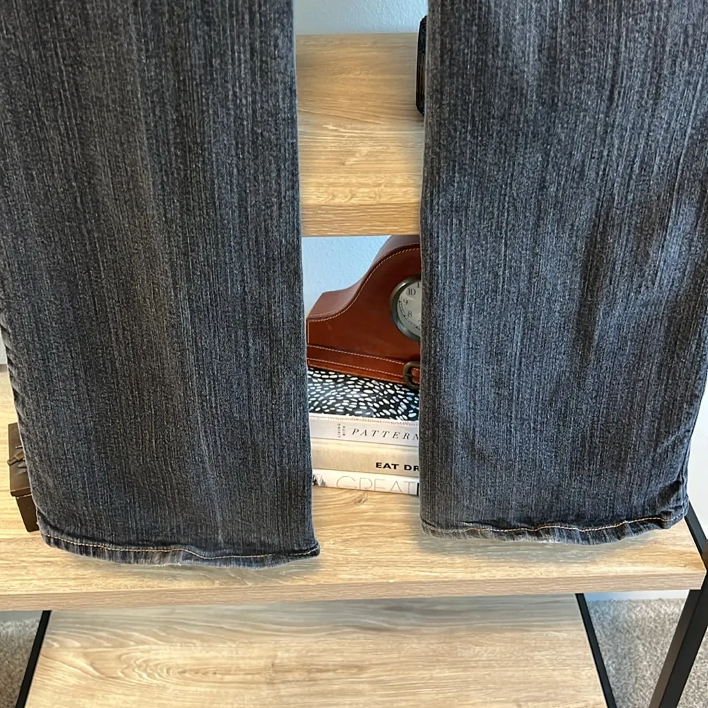 Harley Davidson Mid-Rise Gray Bootcut Jeans, 10 Long - Image 7