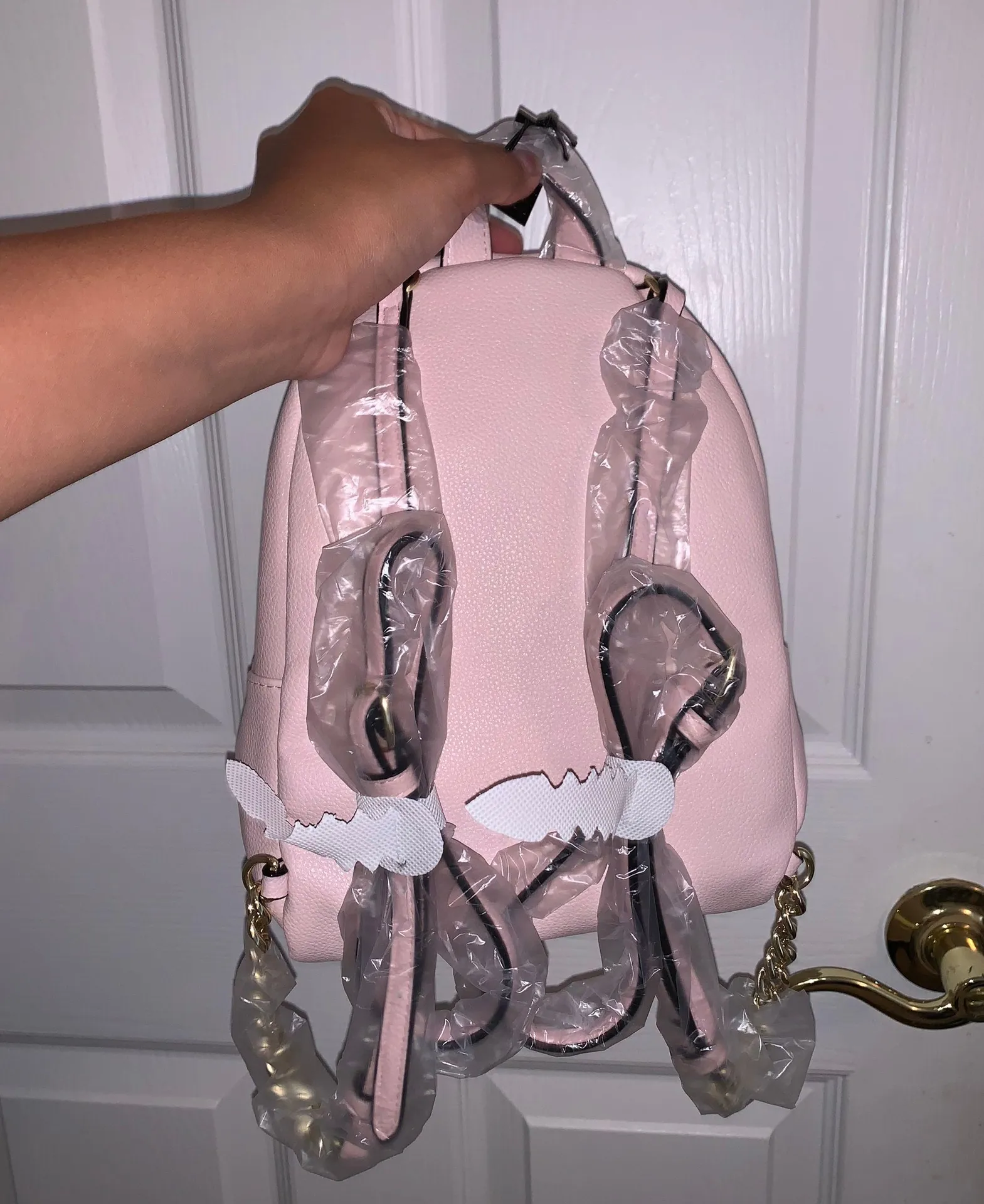 Victoria's Secret Small Pink Backpack - Image 4