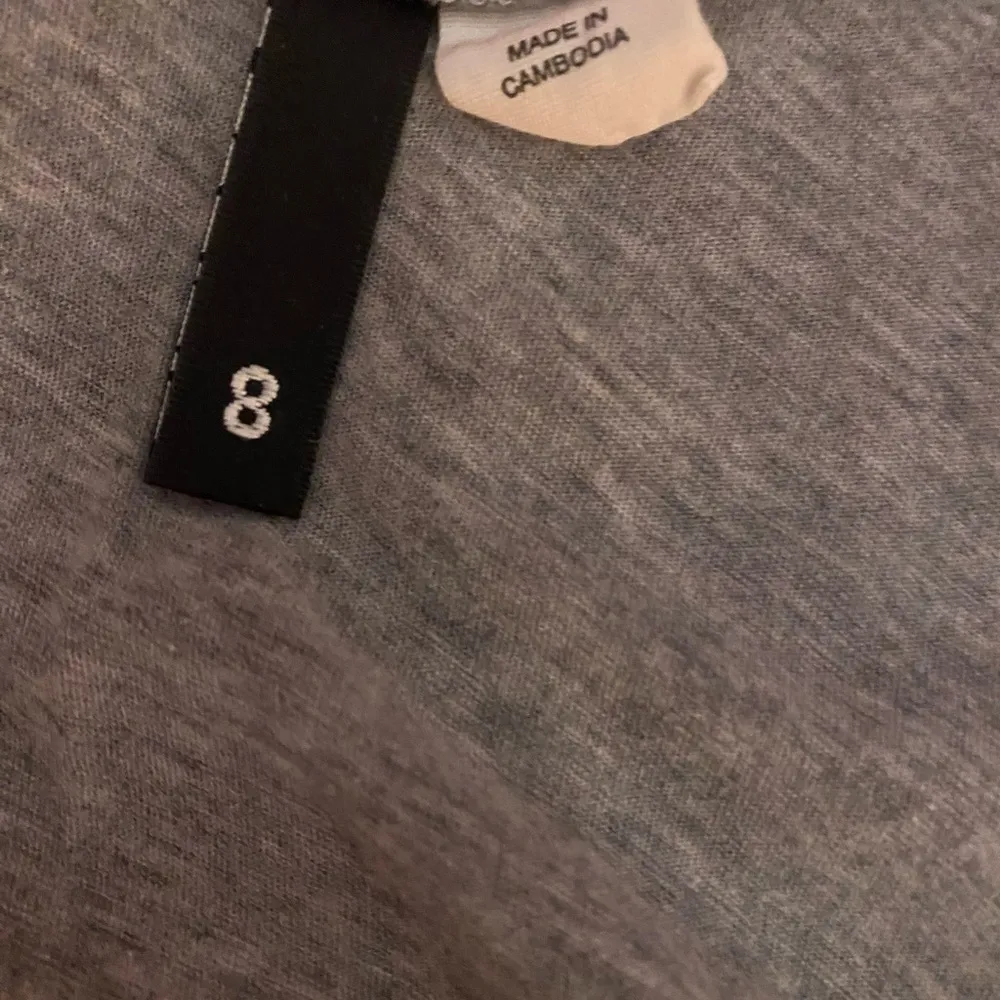 H&M Divided gray long cotton Short sleeve T-shirt size 8 - Image 7