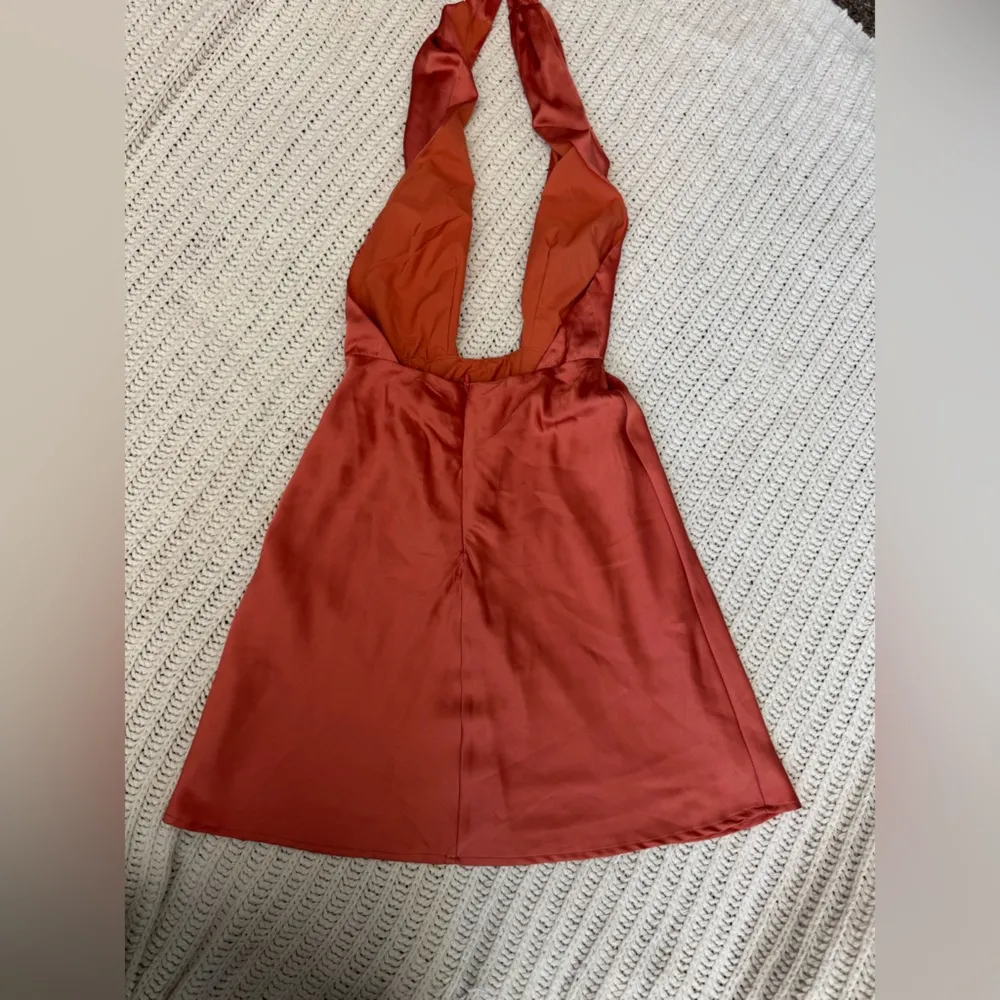 Hello Molly Call Me Later Criss Cross Halter Neck Mini Slit Dress Backless - Image 4