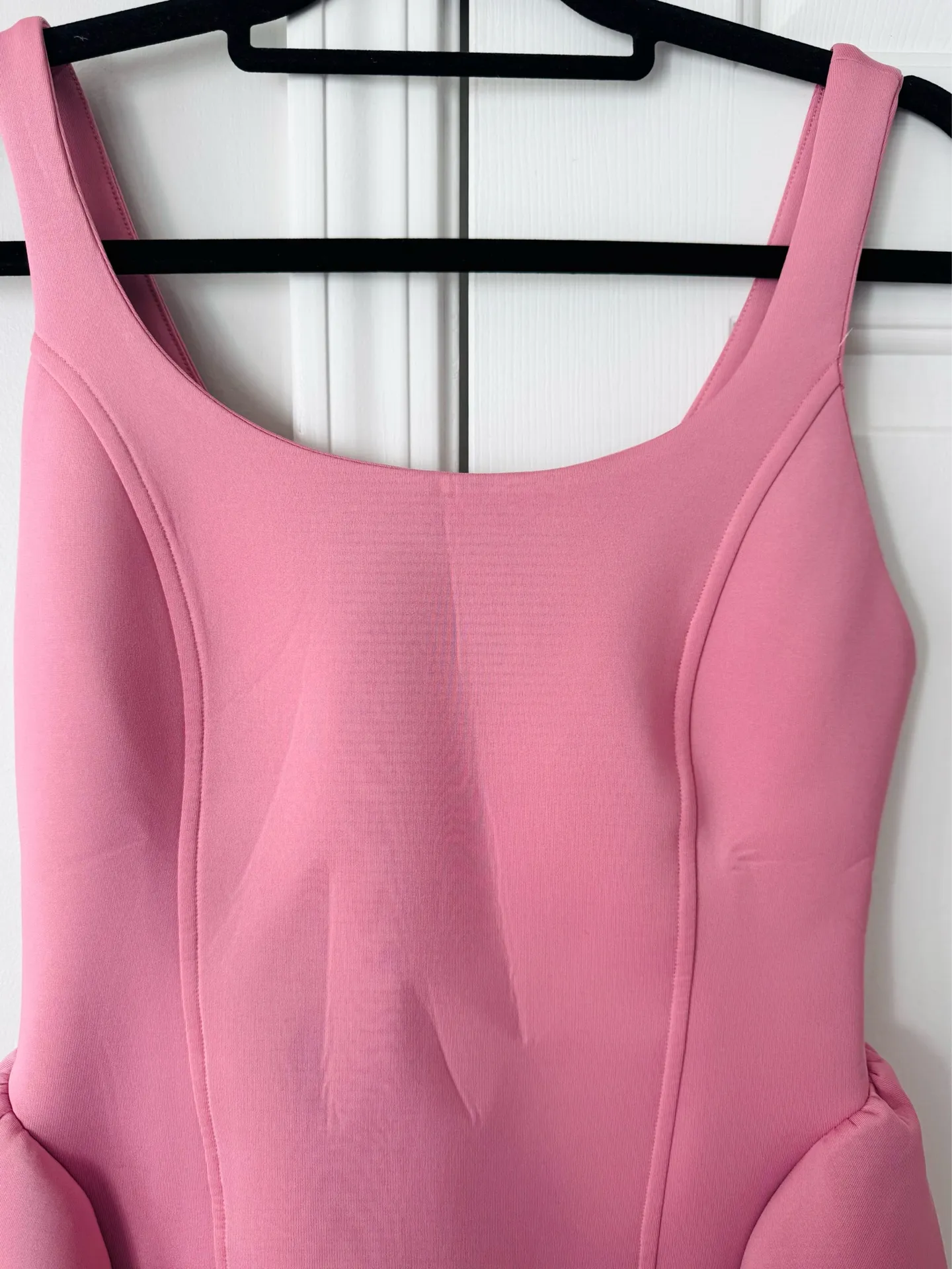 Anthropologie Maeve Scuba Fabric Seamed Fit & Flare Mini Dress, Size XS - Image 8