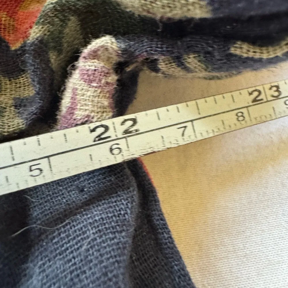 Denim & Supply Ralph Lauren Womens Small Top Vanetta Floral Ruffle Boho 046-C - Image 5