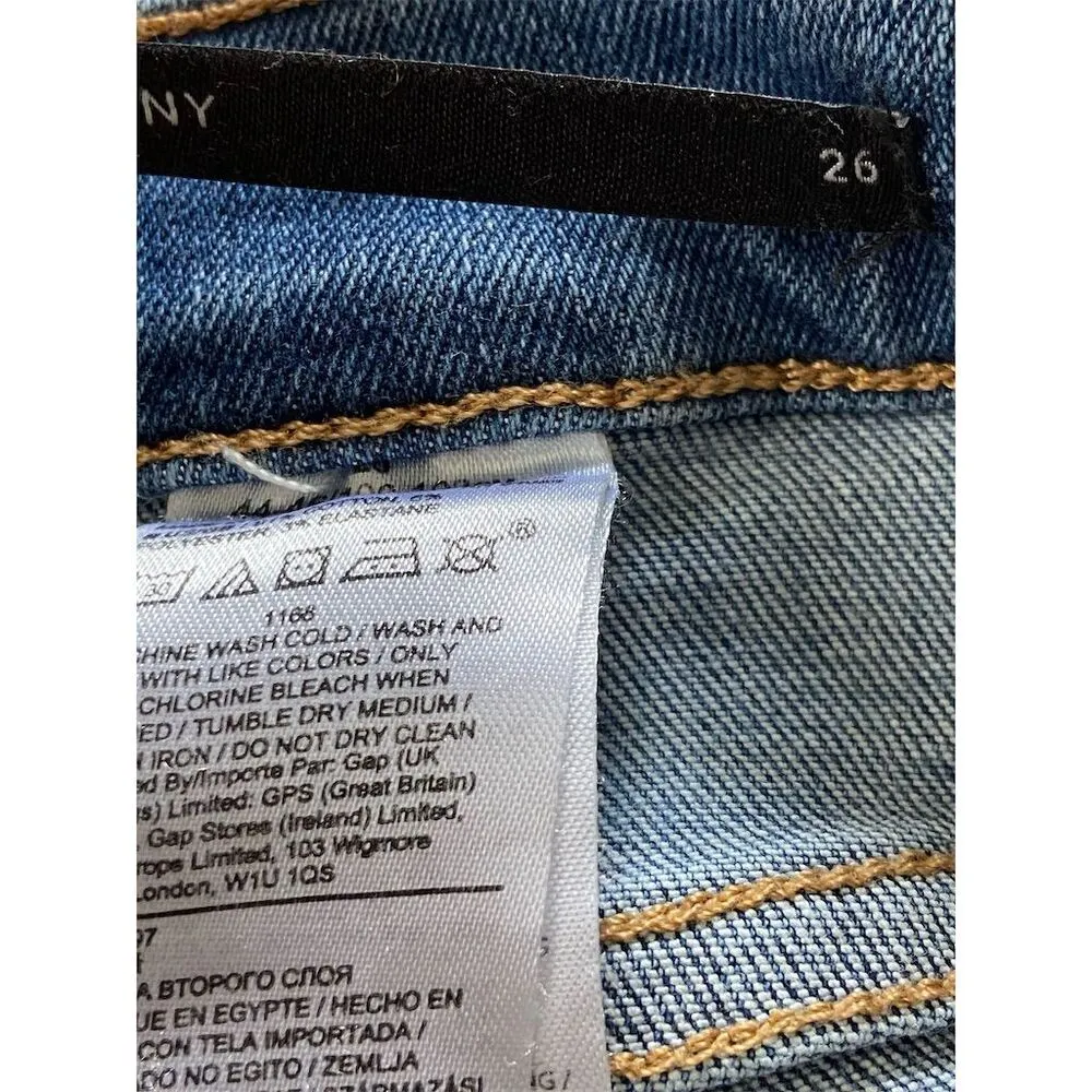 Banana Republic Mid Rise Skinny Jeans Blue Size 26 - Image 11